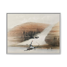 Excavated temples of Aboosimble (Abu Sunbul) Nubia illustration by David Roberts (1796–1864) - NOMADEN ART GALLERY