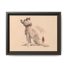 A Terrier, Sitting, Facing Left - NOMADEN ART GALLERY