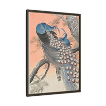 Two peacocks on tree branch (1900 - 1930) by Ohara Koson