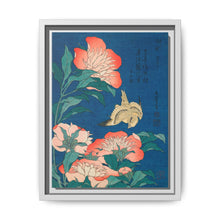 Katsushika Hokusai's peonies and canary (1834) - NOMADEN ART GALLERY