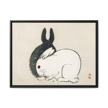Black and white rabbits by Kōno Bairei (1844-1895) - NOMADEN ART GALLERY