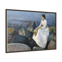 Noche de verano, Inger en la playa (1889) de Edvard Munch 