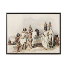Nubian women at Kortie on the Nile illustration by David Roberts (1796–1864) - NOMADEN ART GALLERY