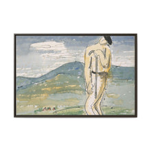 A weary pilgrim (1936) watercolor by Mikulas Galanda - NOMADEN ART GALLERY