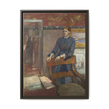 Hélène Rouart in her Father's Study (1886) by Edgar Degas - NOMADEN ART GALLERY
