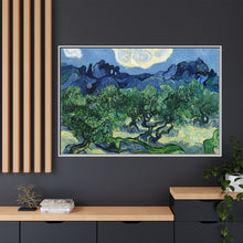 Vincent van Gogh's Olive Trees with the Alpilles in the Background (1889) - NOMADEN ART GALLERY