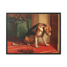 Suspense (1877) by sir Edwin Landseer, a Victorian bloodhound mastiff waiting. - NOMADEN ART GALLERY