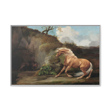 Horse Frightened by a Lion (1762–1768) by George Stubbs - NOMADEN ART GALLERY