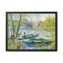 Fishing in Spring, the Pont de Clichy (Asnières) (1887) by Vincent Van Gogh - NOMADEN ART GALLERY