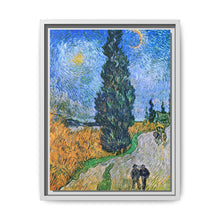 Vincent van Gogh's Road with Cypress and Star (1890) - NOMADEN ART GALLERY