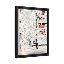 Snow at Asakusa, Yedo, Musashi Province print in high resolution by Hiroaki Takahashi (1871–1945)