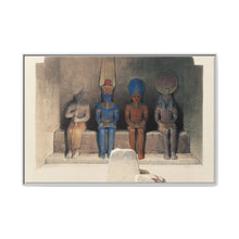 Sanctuary of the Temple of Aboo Simbel Nubia illustration by David Roberts (1796–1864) - NOMADEN ART GALLERY