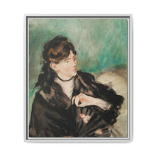 Portrait of Berthe Morisot with a Fan (1874) by Édouard Manet. - NOMADEN ART GALLERY
