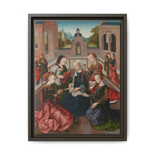 The Virgin and Child with Four Holy Virgins (c. 1495 - c. 1500) by Master of the Virgo inter Virgines - NOMADEN ART GALLERY