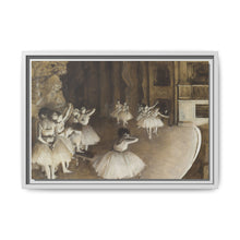 Ballet Rehearsal on Stage (1874) by Edgar Degas - NOMADEN ART GALLERY