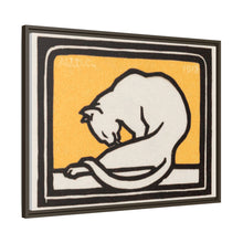 A waxing cat (1918) by Julie de Graag