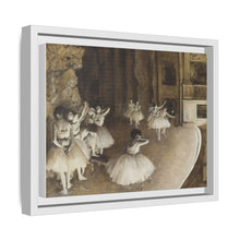Ballet Rehearsal on Stage (1874) by Edgar Degas