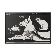 Akbar the tortoise, Max the dog and Puss the cat (1916 ) by Julie de Graag - NOMADEN ART GALLERY