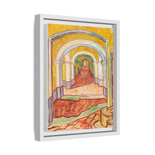 Corridor in the Asylum (1889) by Vincent Van Gogh - NOMADEN ART GALLERY