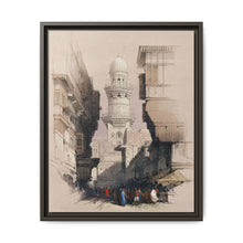 Cairo Street Scene: Vintage Egyptian Wall Art by David Roberts - Art Print Framed - NOMADEN ART GALLERY