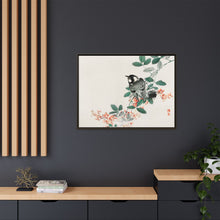 Black-capped chickadee by Kōno Bairei (1844-1895)
