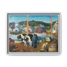 Ox Team, Wharf at Matinicus (1916) - NOMADEN ART GALLERY