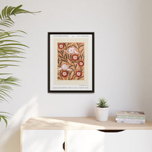 Impresión de plantilla con patrón floral Art Nouveau de estilo oriental