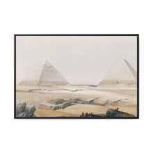 Pyramids of Geezeh (Giza) illustration by David Roberts (1796–1864) - NOMADEN ART GALLERY