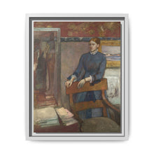 Hélène Rouart in her Father's Study (1886) by Edgar Degas - NOMADEN ART GALLERY