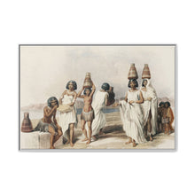Nubian women at Kortie on the Nile illustration by David Roberts (1796–1864) - NOMADEN ART GALLERY