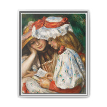 Two Girls Reading (c. 1890–1891) by Pierre-Auguste Renoir - NOMADEN ART GALLERY