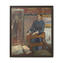 Hélène Rouart in her Father's Study (1886) by Edgar Degas - NOMADEN ART GALLERY