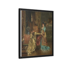 The Visit (c. 1870) by Alfred Stevens: A Glimpse into 19th-Century Elegance