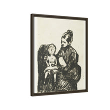 Nodriza con niño / La madre y el niño que llora (1902) de Edvard Munch. 