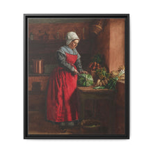 A Cook in a Red Apron in the Inn at Vaugirard (1862) by Léon Bonvin - NOMADEN ART GALLERY