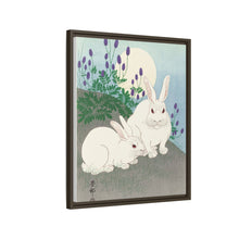 Rabbits at full moon (1920 - 1930) by Ohara Koson