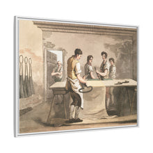 Illustration of the cloth dresser from The Costume of Yorkshire (1814) by George Walker