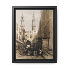 Minarets and grand entrance of the Metwaleys at Cairo illustration by David Roberts (1796–1864) - NOMADEN ART GALLERY