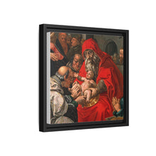 The circumcision of Christ. Oil painting after Hendrik Goltzius
