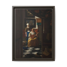 The Love Letter (ca. 1669 –1670) by Johannes Vermeer - NOMADEN ART GALLERY