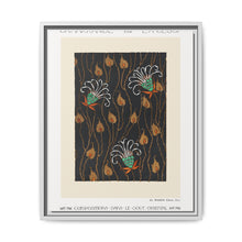 Art Deco Flower pattern pochoir print in oriental style. Original from our own 1914 edition of Samarkande - NOMADEN ART GALLERY