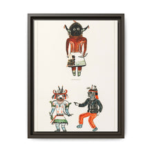 Hopi Katcinas - Piokot Turkwinu Turkwinu Mana (1895) drawn by the native people from the book of Jesse Walter Fewkes - NOMADEN ART GALLERY