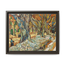 The Large Plane Trees (Road Menders at Saint-Rémy) (1889) by Vincent Van Gogh. Original from The Cleveland Museum of Art. - NOMADEN ART GALLERY