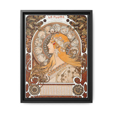 Alphonse Maria Mucha's Zodiaque or La Plume (ca. 1896–1897). Famous Art Nouveau artwork