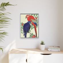 Red and a blue parrot (1925 - 1936) by Ohara Koson