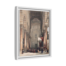 Interior of the mosque of the Metwalys (Metwalis) illustration by David Roberts (1796–1864)