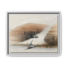 Excavated temples of Aboosimble (Abu Sunbul) Nubia illustration by David Roberts (1796–1864) - NOMADEN ART GALLERY
