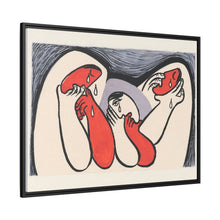 Crying women (1938), abstract painting by Mikulas Galanda