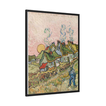 Houses and Figure by Vincent van Gogh - NOMADEN ART GALLERY