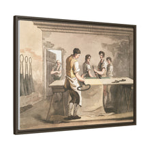 Illustration of the cloth dresser from The Costume of Yorkshire (1814) by George Walker